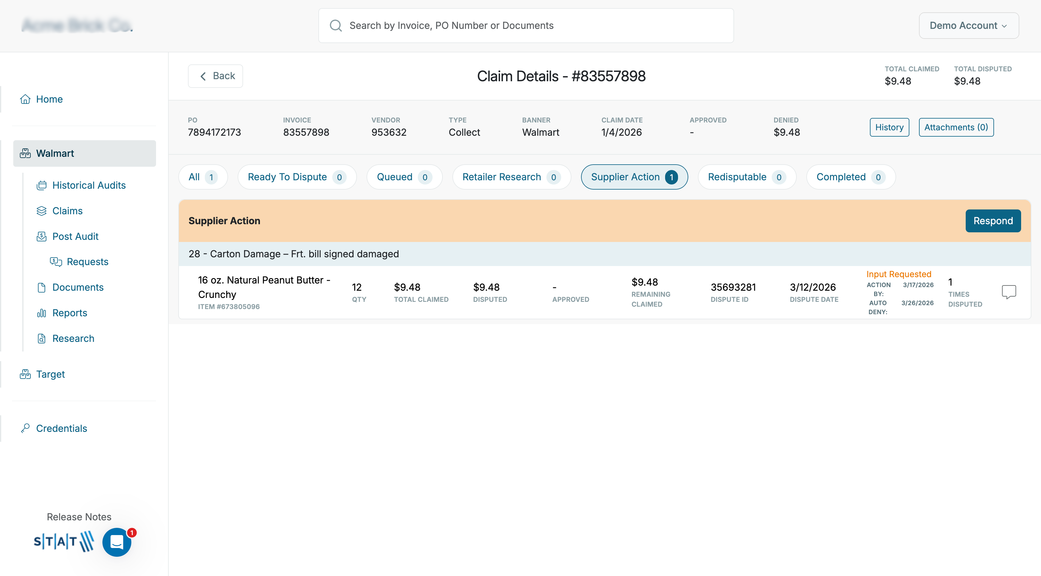 Deduction Management view 3