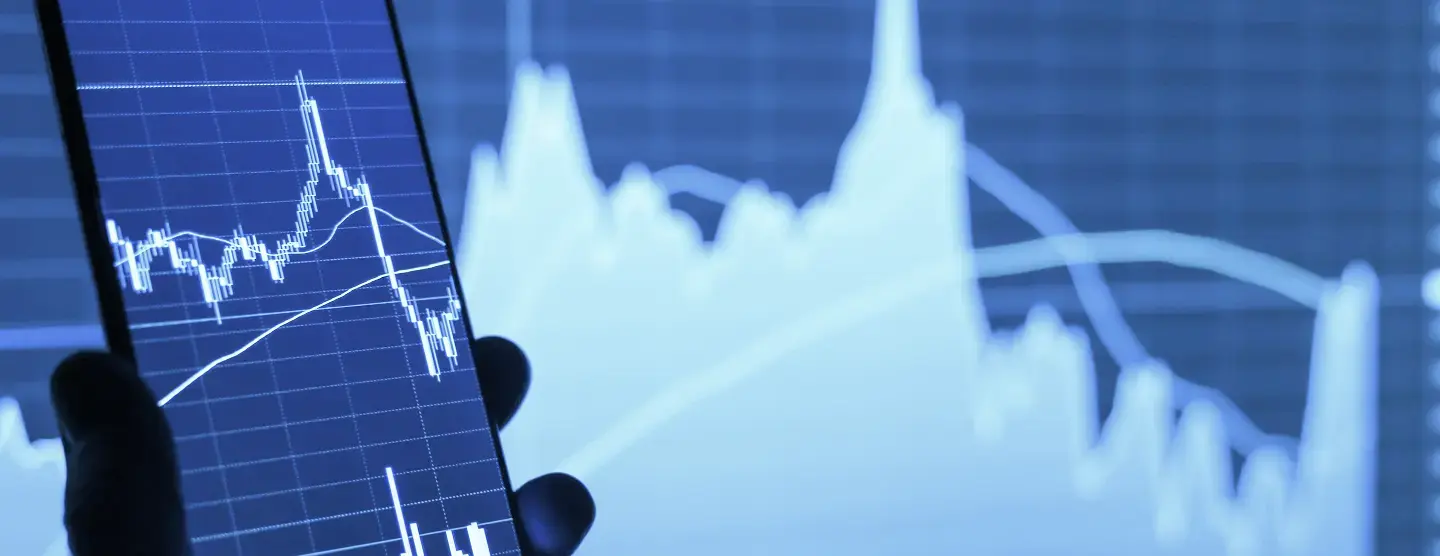 Stock-market-chart-on-a-digital-screen